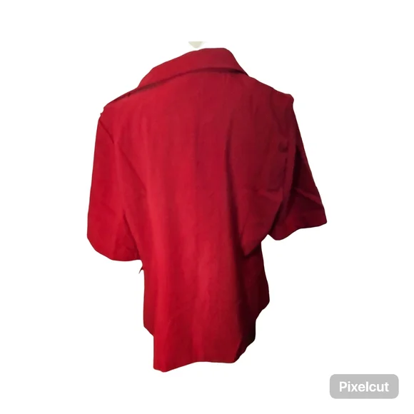 NWOT Size XL Allegra K Women's Dark Red/Burgandy Blazer - Picture 5 of 7